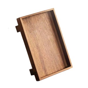 Wooden Serving <b>Tray</b> For Tea Coffee Snacks Jewelry Storage Solid Color <b>Small</b> Medium Large Size - Product Image 4