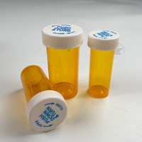 Flacon de médicament de qualité médicale de 30240 ml avec bouchon sécurité enfant, emballage en carton en plastique PP, sûr pour les compléments alimentaires et les petites doses.