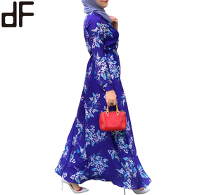 <strong>New</strong> <strong>Model</strong> <strong>Abaya</strong> in Dubai Custom 100% Polyester Printed Style Long Sleeve Maxi Dress Fashion Modern Moroccan Style Kaftan Dresses - Product Image 5
