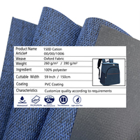 Tissu Oxford Cationique 150D Imperméable avec Revêtement PVC, Motif Tissé Personnalisé pour Sacs à Bagages et Sacs d'Ordinateur – Fournisseur de Tissus