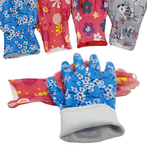 Guanti traspiranti con motivo floreale: antiscivolo, traspiranti, resistenti ai graffi e all'usura per lavori in cucina/lavori di giardinaggio - Product Image 3