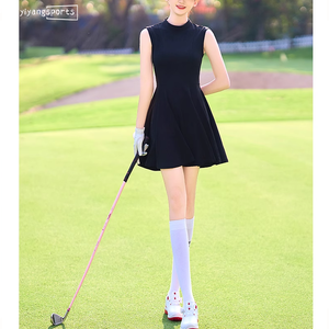 Cremallera cuello trasero rendimiento Golf ropa fabricantes tenis niñas activo vestido personalizado mujer Activewear - Product Image 4