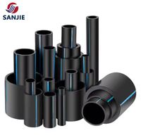 Tuyau d'irrigation flexible à paroi structurée en HDPE de 2 pouces, haute pression, écologique