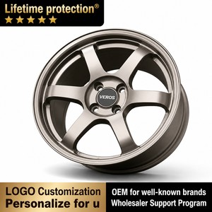 ล้อแม็ก VEROS Flow Forming Casting <span class=keywords><strong>4x100</strong></span> 4x114.3 ขนาด 16 <span class=keywords><strong>17</strong></span> นิ้ว <span class=keywords><strong>Volk</strong></span> Racing <span class=keywords><strong>Te37</strong></span> สีบรอนซ์ สำหรับรถ JDM - Product Image 1