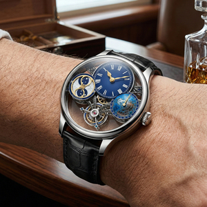 Montre OEM squelette transparente avec cristal saphir, design 24H, mouvement automatique visible, montre-bracelet <span class=keywords><strong>mécanique</strong></span> unique, logo personnalisé - Product Image 2