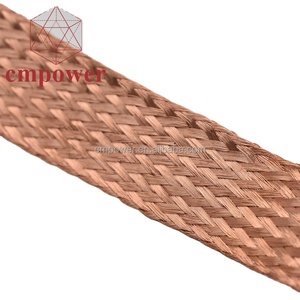 أشرطة تأريض كهربائية نحاسية مجدولة بالطاقة الشمسية شرائط نحاسية أرضية أو أرضية - Product Image 2