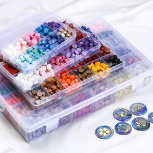 مصنع مباشرة سعر 24 الألوان ختم الشمع ختم الدافئة طين شمعي ملون للشعر ختم ختم - Product Image 5