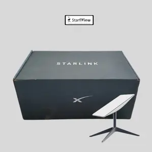FR yeni hızlı satış Starlink uydu Internet kiti V2 dikdörtgen çanak yönlendirici ve boru adaptörü ile