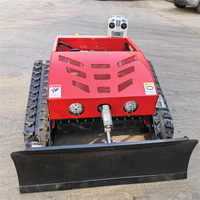 Tondeuse à gazon télécommandée à essence avec bac de ramassage, contrôle automatique à distance pour pentes, usage intensif tout-terrain, coupe de gazon, promotion exceptionnelle