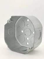Prise standard américaine Commutateur octogonal de quatre pouces 1-7/8 ''de profondeur avec 1/2" Knockouts boîte de jonction pour interrupteurs électriques galvanisés