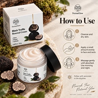 Crème Visage Anti-Âge à la Niacinamide et à la Truffe Noire Fermentée, Antioxydante, Raffermissante, Éclaircissante, Hydratante, Réparatrice de la Barrière Cutanée