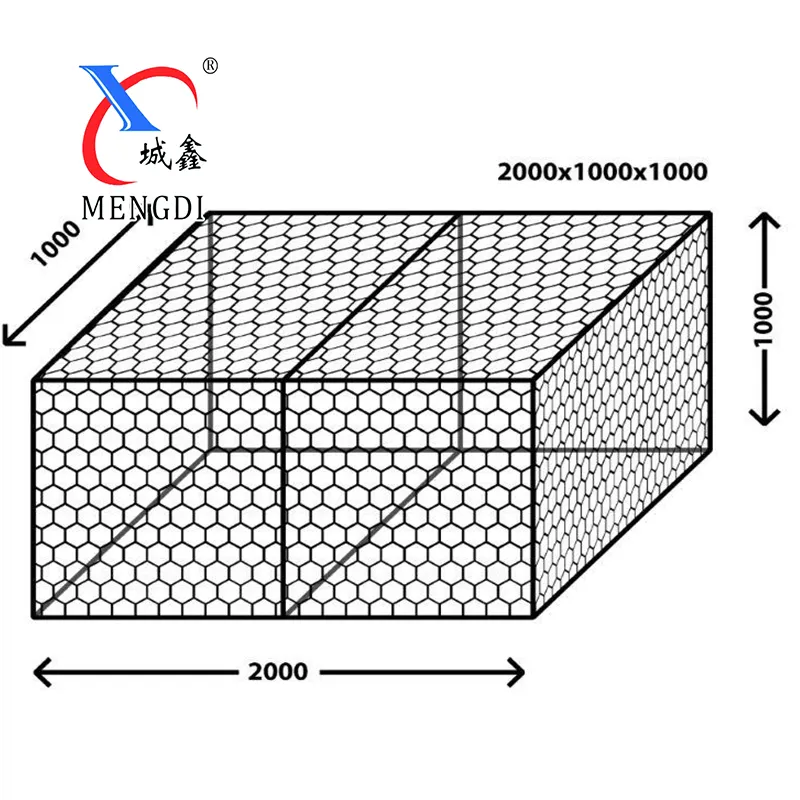 2x1x1m cost of gabion basket prices in ethiopia for sale