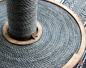 Mainan Penggaruk Kucing Kayu Ramah Lingkungan Desain Baru Bentuk Bulat Perabot Hewan Peliharaan Pohon Kucing - Product Image 3