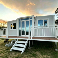 Casa Contenedor Moderna, Transpirable, Extensible y Plegable, de Doble Cara, Residencia Pequeña Desplegable para Uso en Escuelas y Centros Comerciales