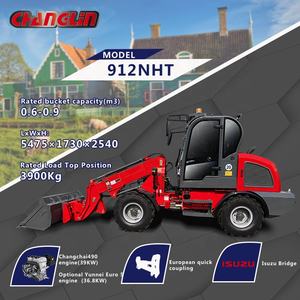 รถตักหน้าขนาดเล็ก Changlin รับน้ำหนักสูงสุด 600 กก. แขนยืดไสลด์ได้ แบบมีล้อ รถตักขนาดเล็ก 4 ตัน พร้อมใบรับรอง CE EPA EURO-V - Product Image 2