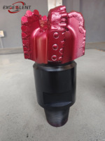 Forets PDC diamantés pour puits pétroliers de 200 mm (7 7/8 pouces) à 5 ailettes avec outil de forage en carbure de tungstène moulé
