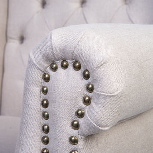 New Design Wooden Chesterfield Wingback High Back Living Room Accent Sofa <strong>Chairs</strong> - Product Image 6