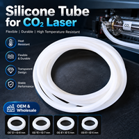 Tuyau flexible en silicone pour assistance laser, refroidissement à l'eau, pour découpeuse et graveuse laser CO2 à diode, longueur personnalisable 1m 6-12mm