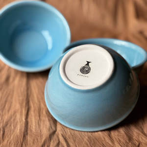 Tazón de servir de cerámica de gres de alta temperatura Daily Bliss Tribal Culture, apto para microondas, hecho a mano para una presentación elegante en la mesa - Product Image 3