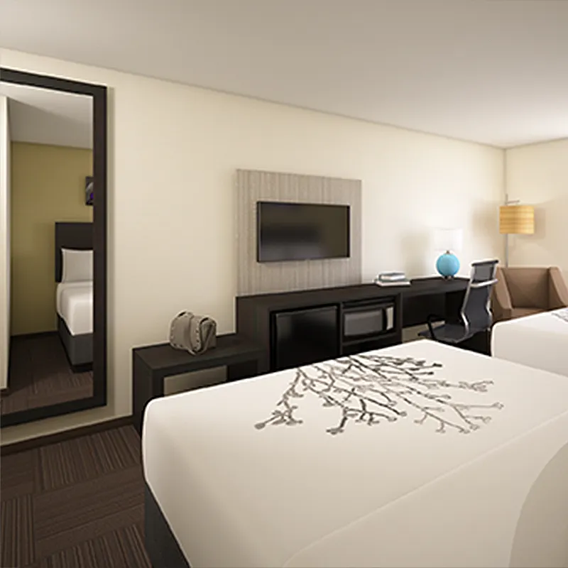 Hotel gästezimmer möbel für sleep inn mit bett zimmer möbel