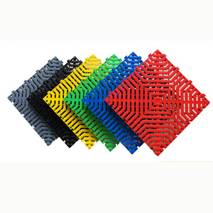 Huixin Car Wash Plastic Grating 3cm Multicolor Spliced Drainage Floor Mesh Board for 4S Shop - Product Image 1