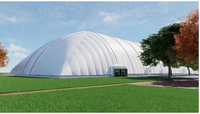 Vente directe d'usine, tente à membrane gonflable ignifuge, dôme pneumatique pour terrain de tennis, football, sports