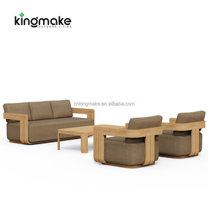 Muebles de exterior para hoteles y villas, juego de sofás de jardín, conjunto de muebles de lujo para resorts, muebles de teca para patio, sofá de exterior - Product Image 5