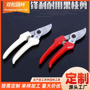 Double Pine Secateurs Stainless Steel Blade 45mm Beak Shape <b>Butterfly</b> Structure 10-20mm Trimming Diameter <b>Garden</b> Pruning Shears - Product Image 4