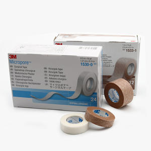 Bande adhésive chirurgicale 3M Micropore 0,5 po x 10 yd Hypoallergénique pour usage médical - Product Image 1