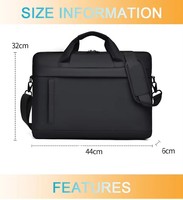 Porte-documents pour hommes Sac à documents de grande capacité Sac pour ordinateur portable professionnel personnalisation LOGO