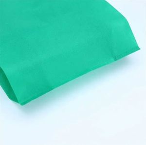 Manufacturers Supply Supermarket Ultrasonic W Cut Waterproof Tote Vest Green Non Woven Reusable <b>Bags</b> 40gsm - Product Image 6