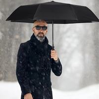 Parapluie automatique mini anti-UV YB, parapluie de pluie et de soleil, parapluie pliable coupe-vent, parapluies personnalisés