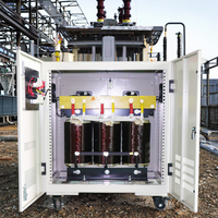 Transformateur à isolation triphasée 50KVA 100KVA 200KVA 380V ISO9001:2008 pour bobine toroïdale haute fréquence en cuivre