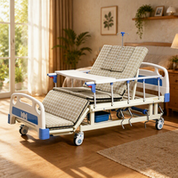 Barrière de lit médical manuelle avec bac de rinçage pour cheveux et support suspendu pour poche à cathéter pour coin de salle de soins à domicile