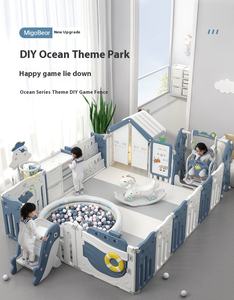 Clôture de protection pour bébé de <span class=keywords><strong>parc</strong></span> intérieur pour enfants avec tapis rampant maison salon paradis clôture pour tout-petits sur le <span class=keywords><strong>sol</strong></span> - Product Image 1