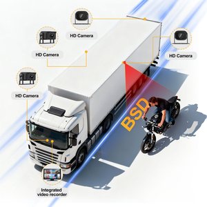 HC-101L4 10.1 นิ้ว 4CH MDVR BSD ระบบแจ้งเตือนความปลอดภัยสำหรับรถบรรทุก รถบัส ระบบติดตามยานพาหนะ - Product Image 1
