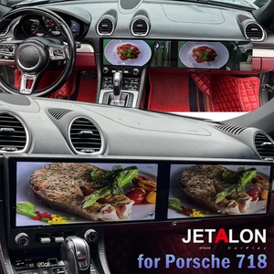 Radio para Auto con Pantalla Doble Android 14, CarPlay, Reproductor Multimedia Estéreo, GPS, Unidad Principal, para Porsche Boxster 718 2016-2023, Volante a la Derecha/Izquierda - Product Image 3