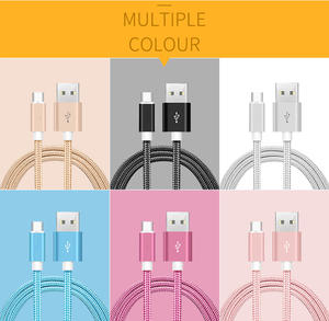 Câble de charge rapide USB Type C 20cm/1m/2m/3m <span class=keywords><strong>Long</strong></span> cordon de données pour <span class=keywords><strong>Samsung</strong></span> S8 S9 S10 pour Xiaomi Mi 9 5S Redmi K20 Cuivre pur - Product Image 2