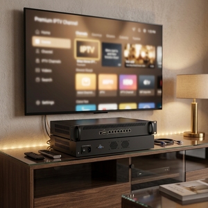 Passerelle et serveur <span class=keywords><strong>IPTV</strong></span> tout-en-un pour hôtel, mémoire 4G/8G et SSD 120G avec TV en direct/VOD HLS/RTSP/RTP/UDP/SRT/RTMP pour Android TV et décodeur - Product Image 1