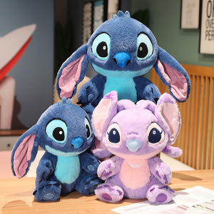 Custom logo Large Stitchh Stuffed Animal Doll Cute <strong>Star</strong> Baby pink Angel Blue <strong>Monster</strong> Cartoon Plush Toy Kids Gift Soft Pillow - Product Image 1