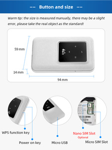 Bộ Định Tuyến Điểm Truy Cập Wifi 4G LTE Hàng Mới Về Thẻ Sim Kép Châu Âu B1 B3 B5 B7 B8 B20 B28 B38 B39 B40 B41 Đã Mở Khóa 150Mbps - Product Image 3