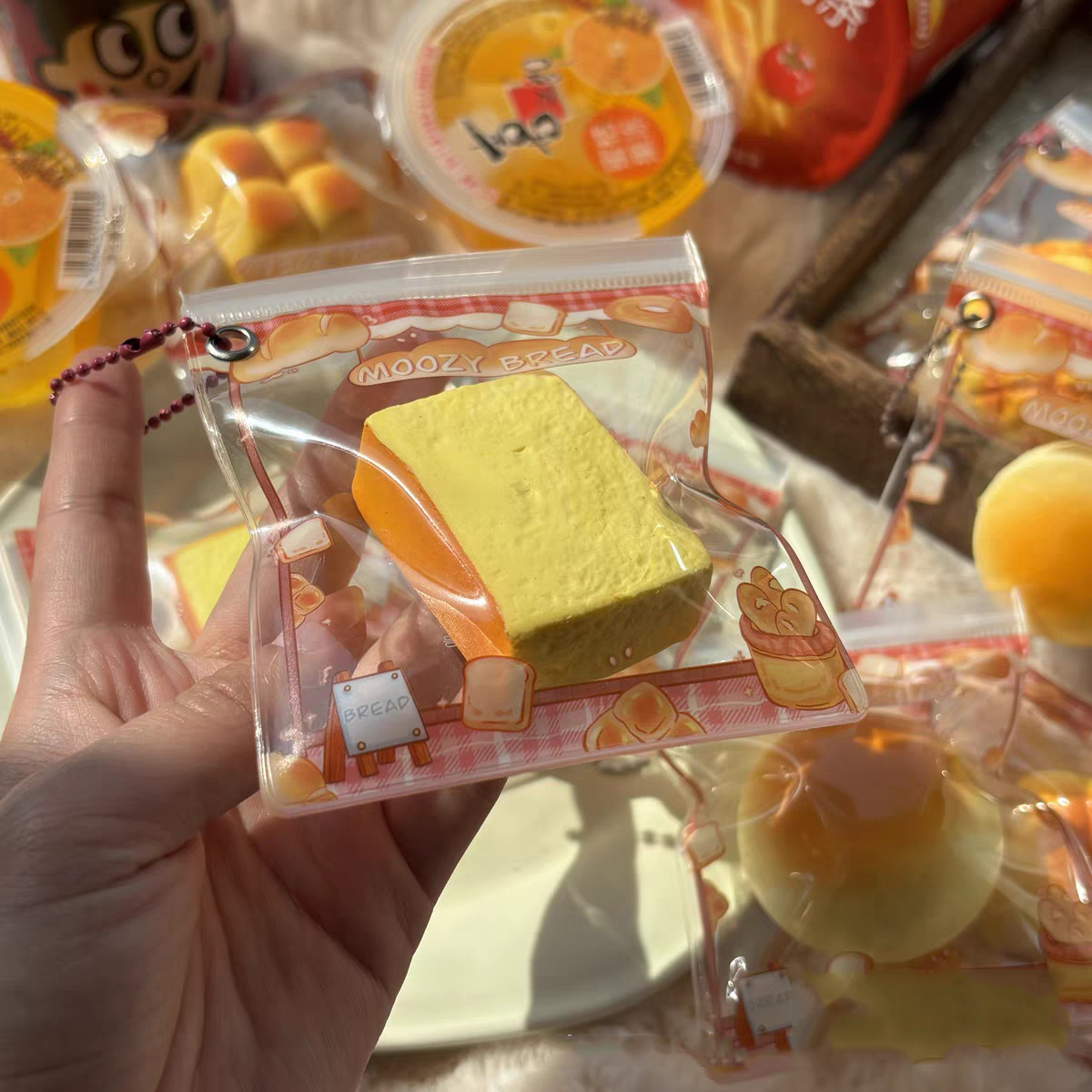 20554-Cube toast [emballage comme indiqué]