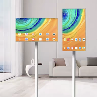 Téléviseur intelligent familial d'intérieur de 27 pouces, télévision intelligente portable à écran tactile mobile