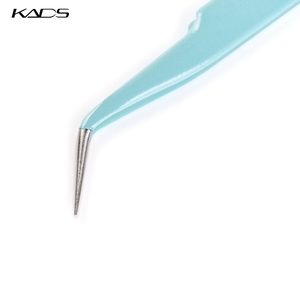 Pinzas de Acero Inoxidable de Alta Precisión con Cabeza Curva KADS para Arte de Uñas, Recogida de Diamantes de Imitación, Manicura, Extensión de Pestañas, Herramienta DIY - Product Image 3