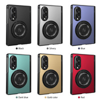 Funda Magnética Plegable 360 para Samsung Galaxy Z Fold 8 Wide 7 °   Funda Protectora Completa Antigolpes y Antihuellas con Anillo Metálico