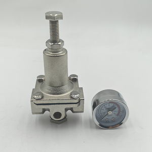 3/8-1/<span class=keywords><strong>2</strong></span> "Zoll vernickeltes druck reduzierendes <span class=keywords><strong>Pilot</strong></span> ventil mit Wasserfluss manometer - Product Image 6