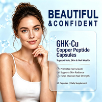 Capsules d'essence faciale au cuivre bleu - Capsules de beauté - Capsules de peptide de cuivre bleu GHK-CU