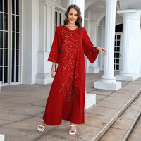 500054 Moyen-Orient Musulman Forage Chaud Robe Lâche Robe Arabie Saoudite