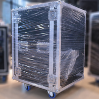 Rack OEM 9u 12u 16u Équipement audio de tourisme personnalisé Amplificateur Flight case Matériel avec roues européennes et loquets importés