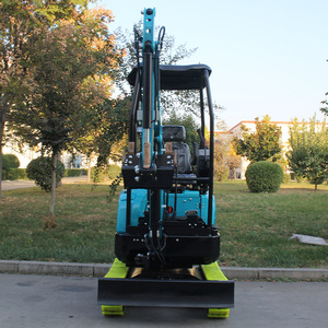 Mini-excavatrice EZ-18P de type chenillé, couleur bleue, rayon de braquage court, pour le nettoyage des ports - Product Image 3